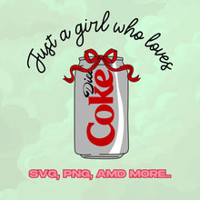 Load image into Gallery viewer, Just A Girl Who Loves Soda CC Tee
